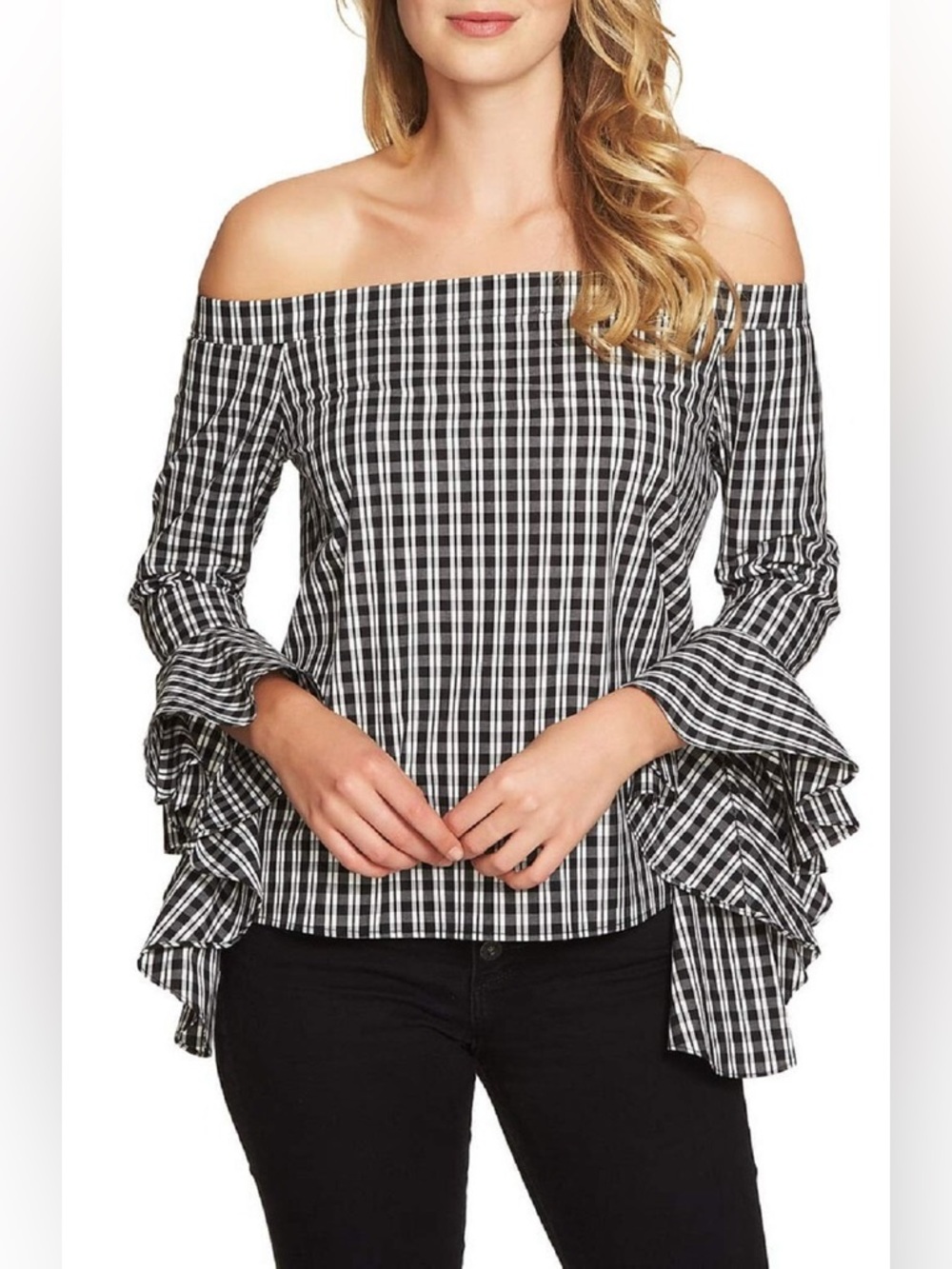 1. State Off The Shoulder Blouse